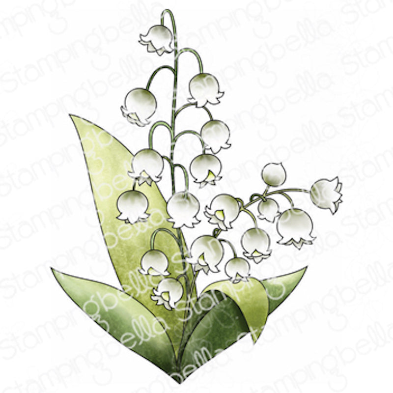 Stamping Bella Lily of the Valley Cling Stamp eb1244