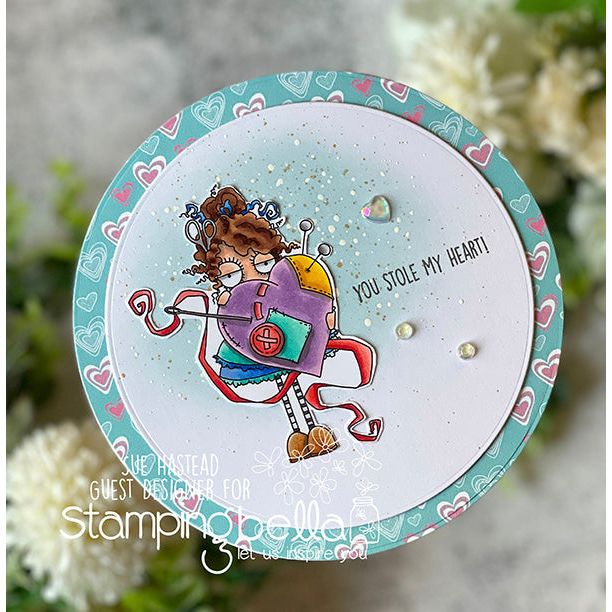 Stamping Bella Oddball Mending Hearts Cling Stamp eb1280  stole my heart