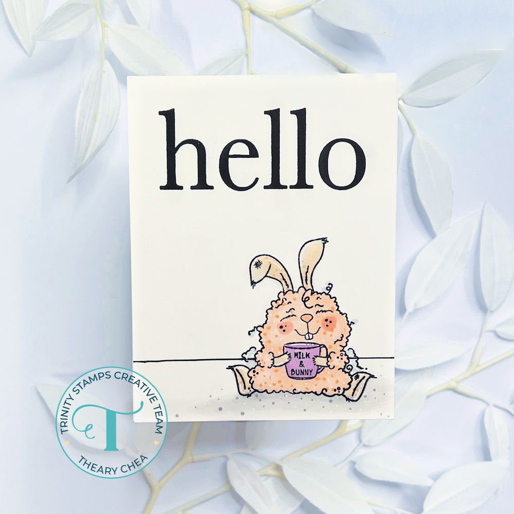 Trinity Stamps Dir-tea Bunny Die Set tmd-c037 hello
