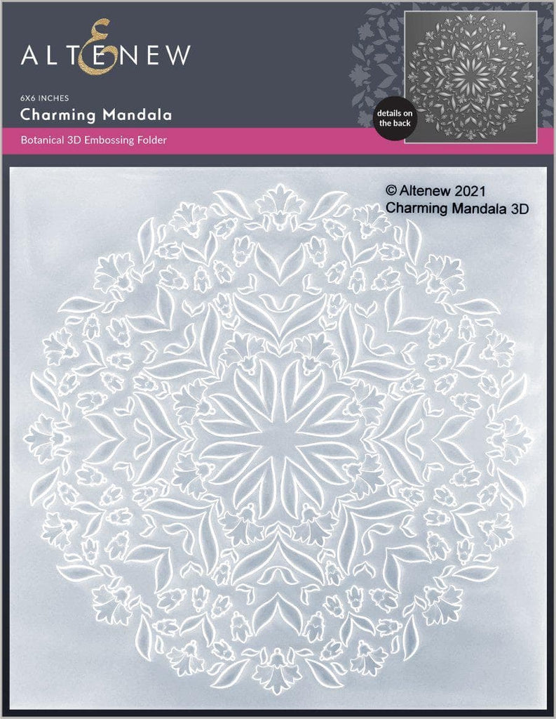 Altenew CHARMING MANDALA 3D Embossing Folder ALT6125