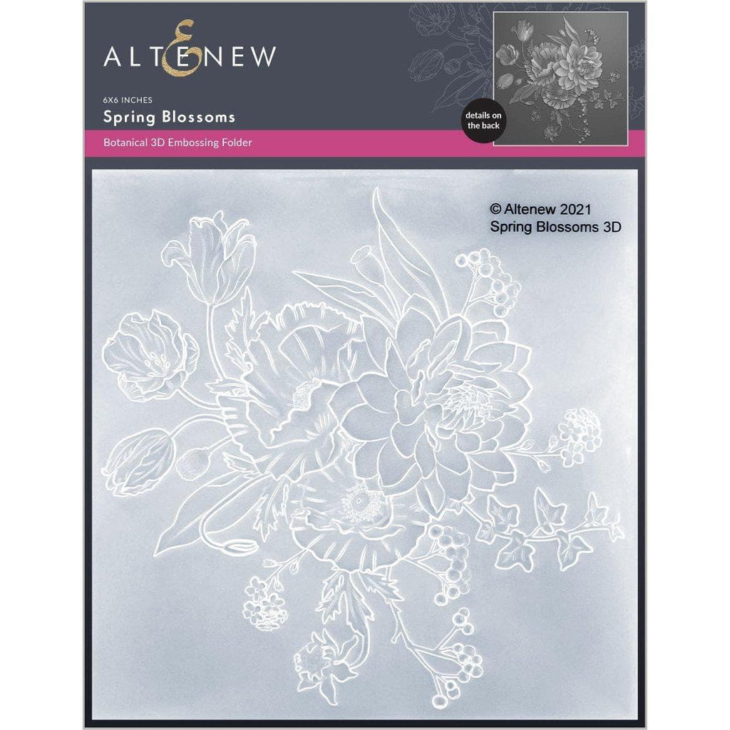 Altenew SPRING BLOSSOM 3D Embossing Folder ALT6131