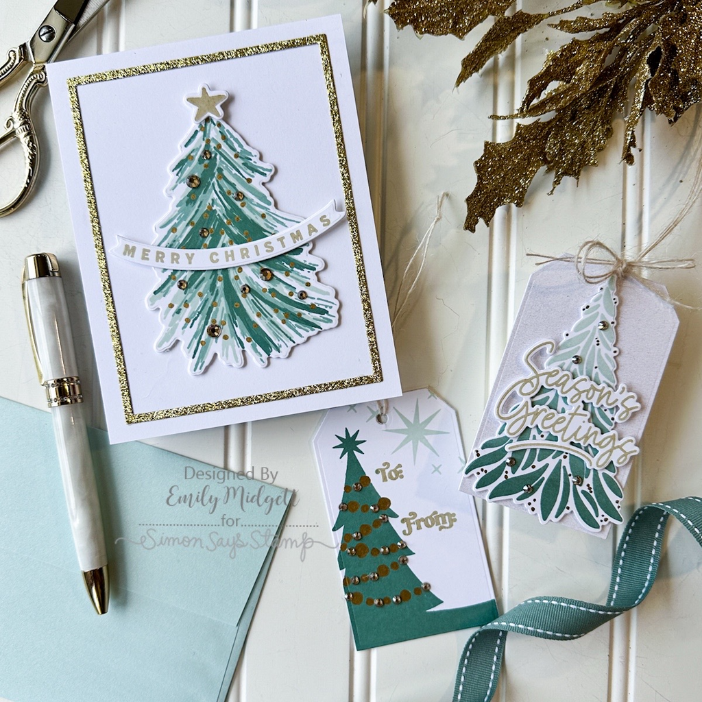 Simon Says Stamp Pawsitively Saturated Ink Trio 31 and Re-Inkers ink31reset Friend Like You Christmas Card and Tags  | color-code:ALT03