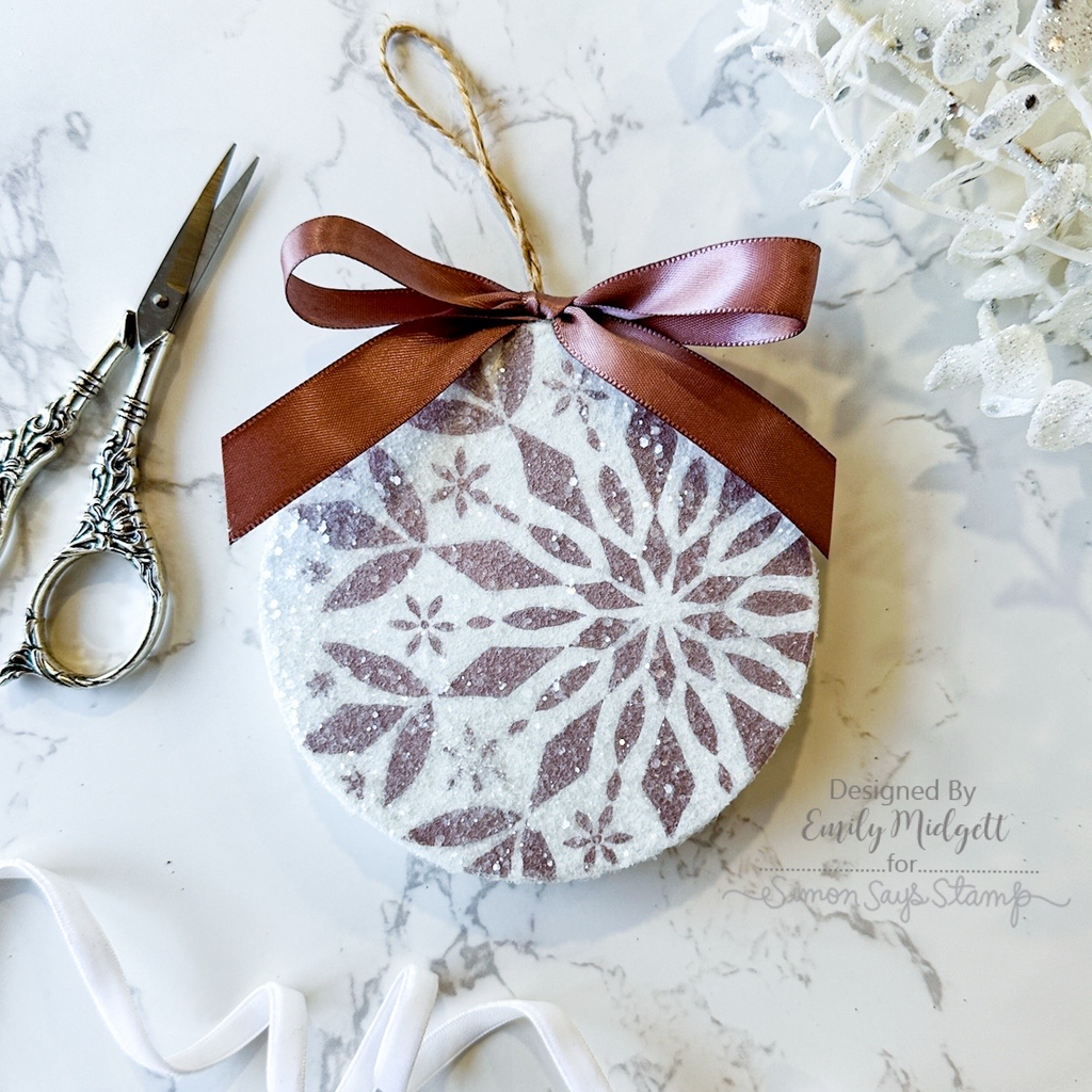 Simon Says Stamp Stencils Stylized Mandala ssst221715c Christmas Tag | color-code:ALT09