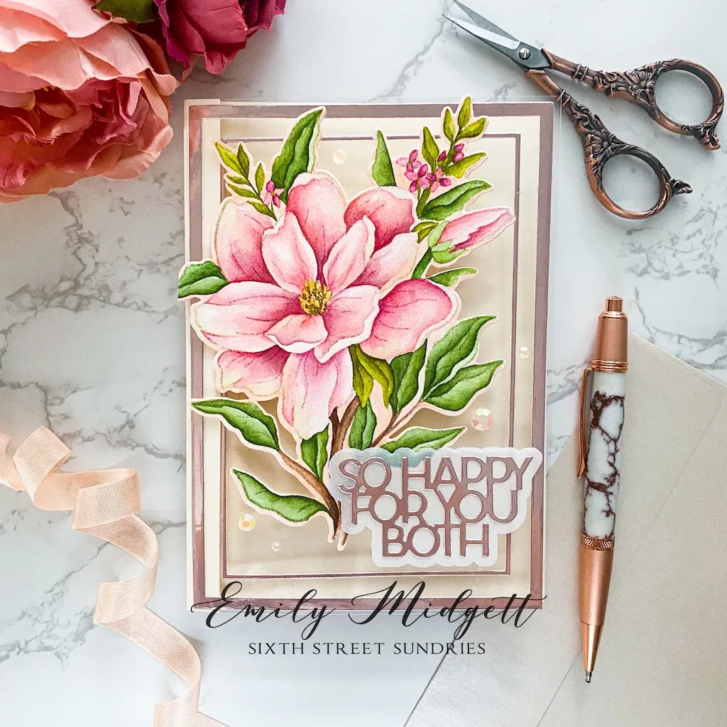 Simon Says Stamp So Happy For You Both Wafer Dies sssd112817 Dear Friend Wedding Card | color-code:ALT06