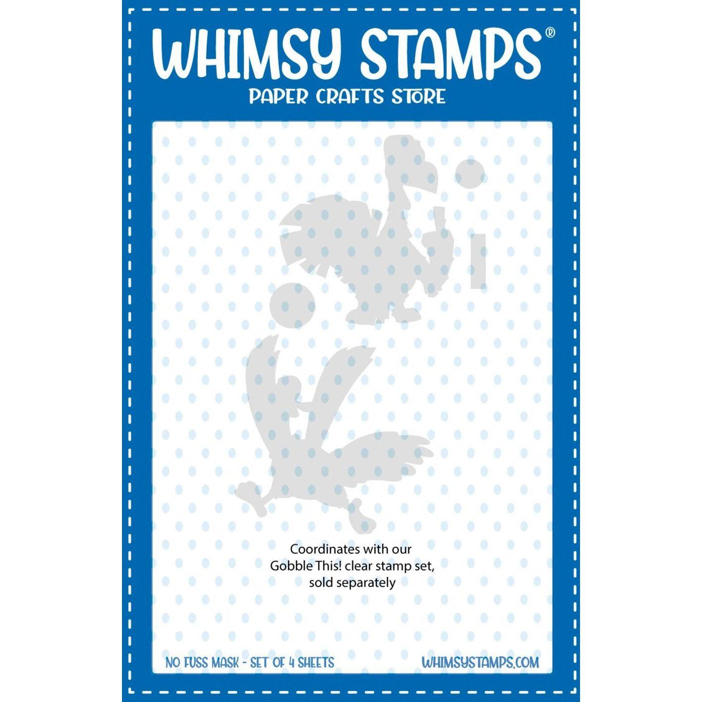 Whimsy Stamps Gobble This NoFuss Masks wsnfm23