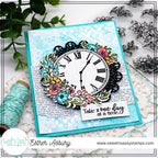 Sweet 'N Sassy Delicate Florals Dies cwsd-262 clock flowers