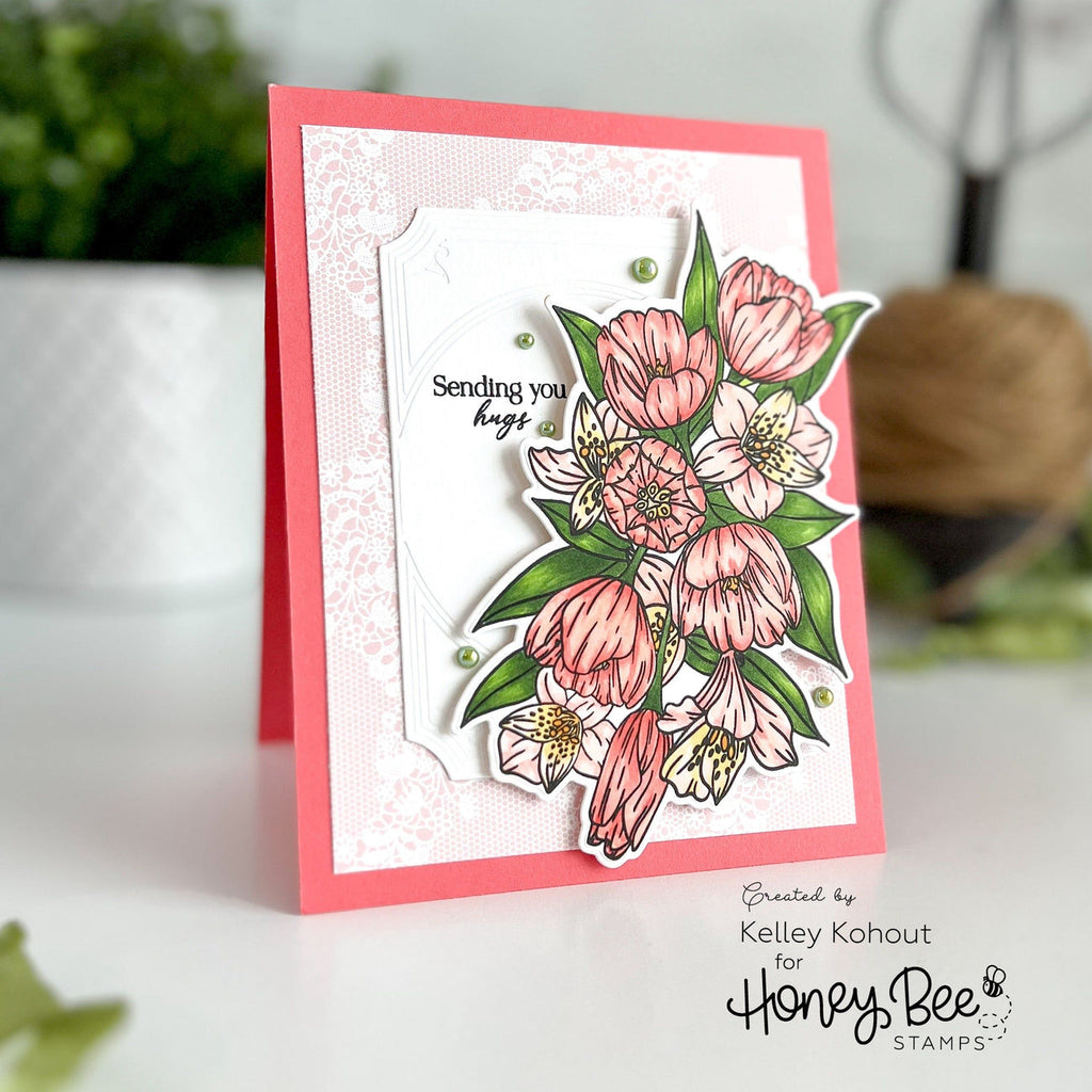 Honey Bee Everything Beautiful Clear Stamps hbst-540 Encouragement Card