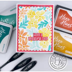 Hero Arts Infinity Dies Scalloped Rectangles DF124 beautiful day