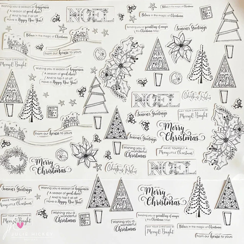 Julie Hickey Designs CHRISTMAS Die Cut Foilables JHD-DCF-1008 shapes for foil