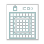 Julie Hickey Designs Hazel's Square Medley Dies ds-he-1061