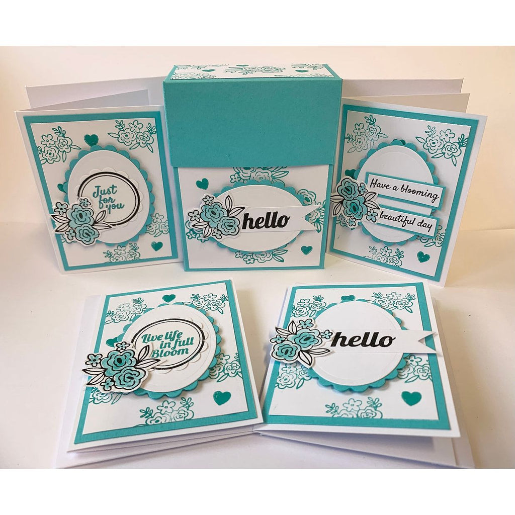 Julie Hickey Designs Blooming Lovely Clear Stamps DS-PL-1047 Hello
