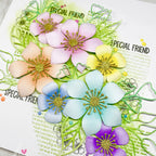Julie Hickey Designs Julie's Hand Picked Flowers Clear Stamps jh1077 pastel colors
