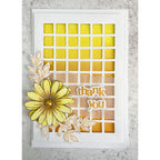 Julie Hickey Designs Hazel's Square Medley Dies ds-he-1061 thank you