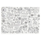 Julie Hickey Designs Sweet Florals Die Cut Foilables JHD-DCF-1010 flowers