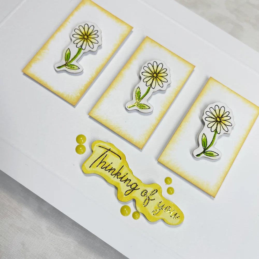 Julie Hickey Designs Sweet Florals Die Cut Foilables JHD-DCF-1010 thinking of you