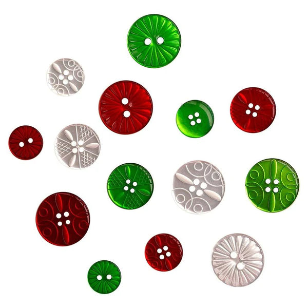 Buttons Galore and More Fancy Christmas Buttons 4842