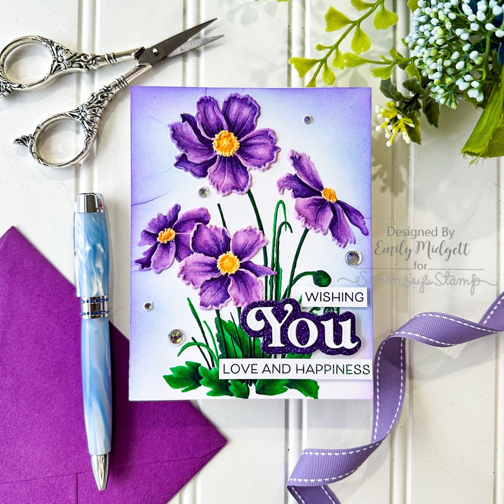 Simon Says Stamp Fancy You Wafer Dies 1137sd Stamptember Wedding Card | color-code:ALT05