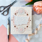 Simon Says Stamp Daisy Oval Frame Wafer Dies 1070sd Celebrate Easter Card | color-code:ALT10