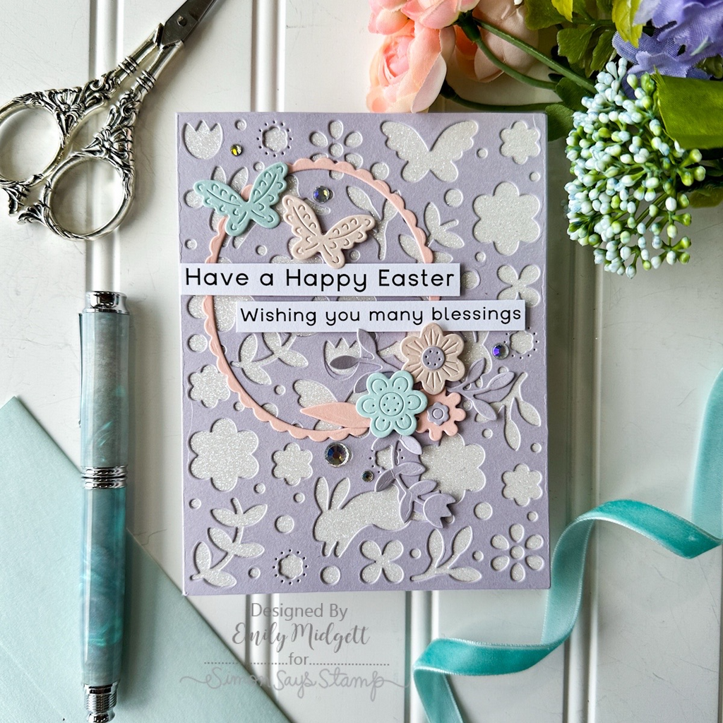 Simon Says Stamp Springtime Celebration Plate Wafer Die s1018 Favorite Things Easter Card | color-code:ALT12