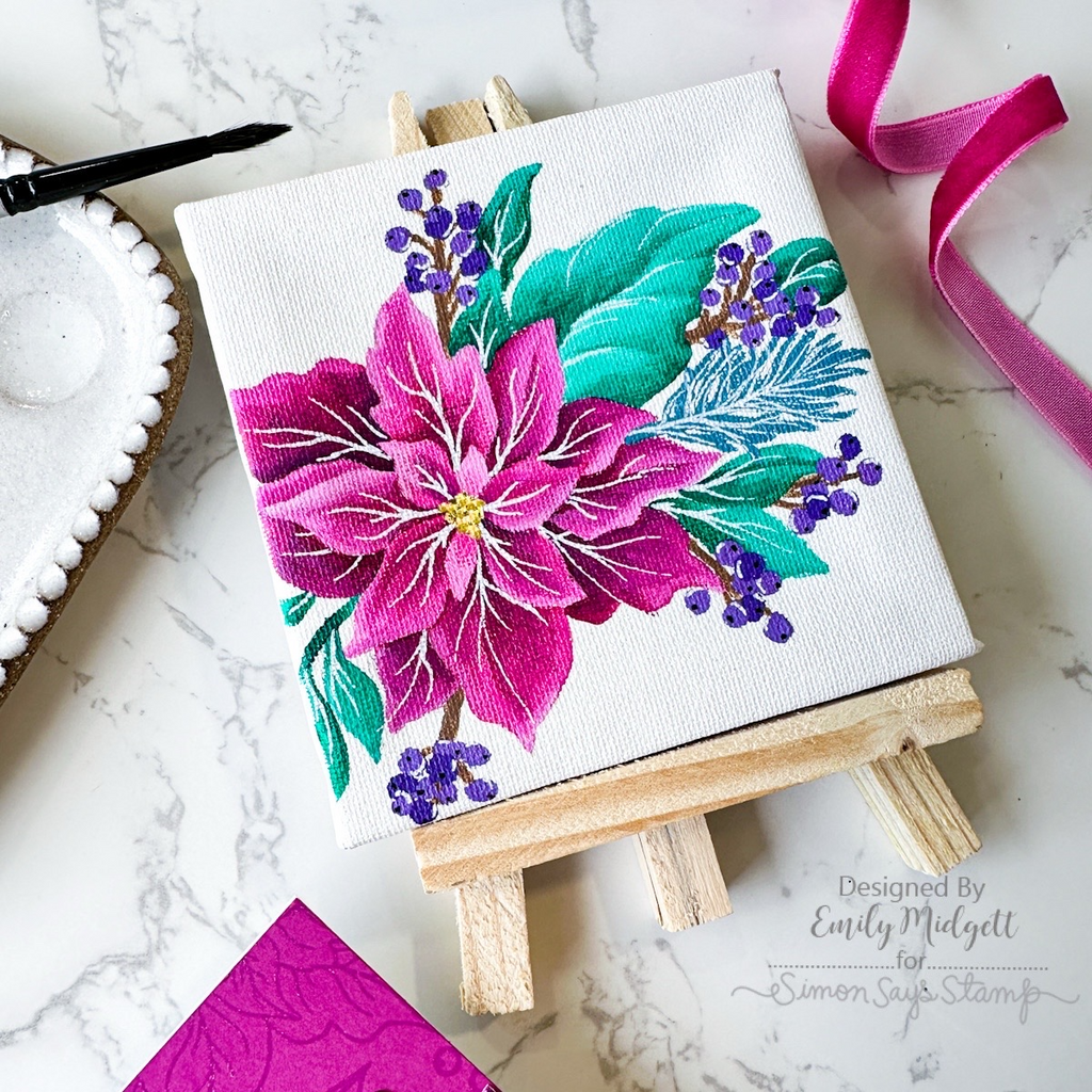 mon Says Clear Stamps Holiday Blossoms sss202800c All The Joy Christmas Decor | color-code:ALT04