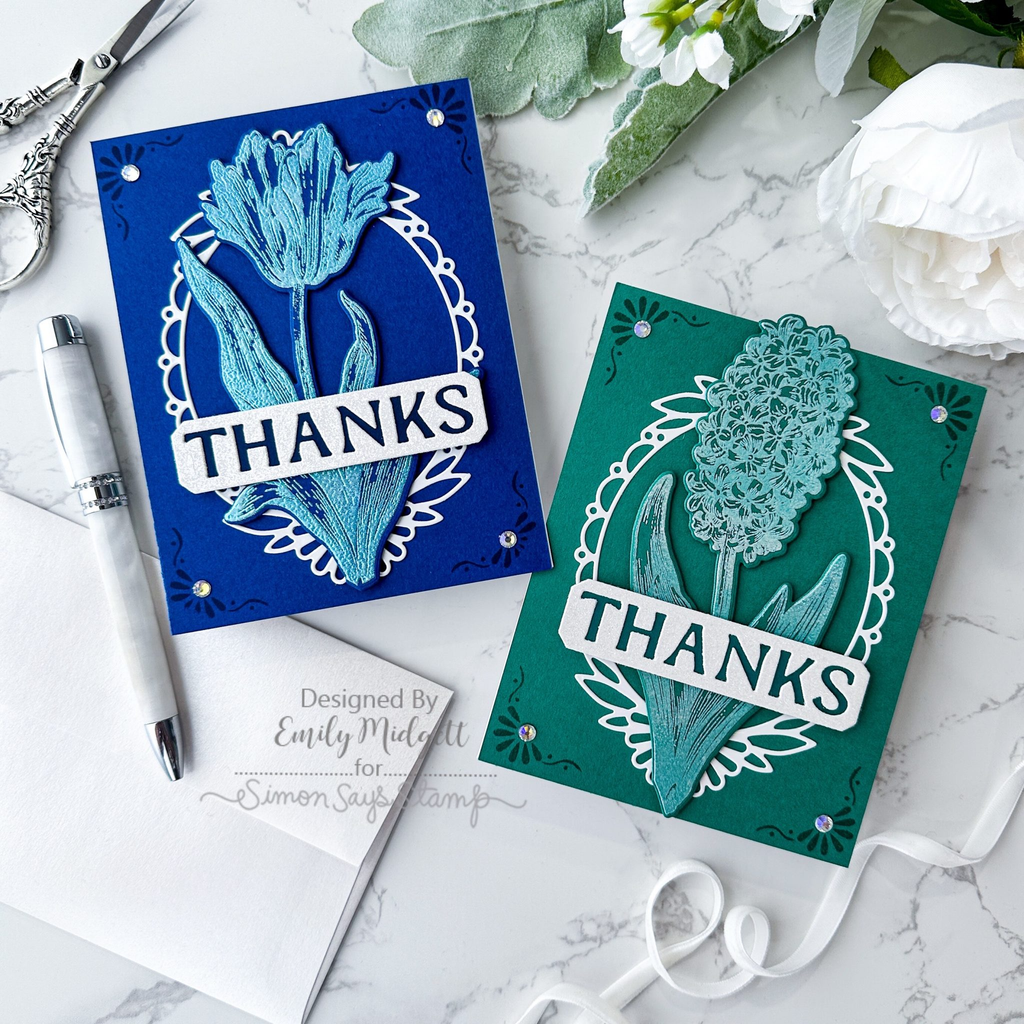 Simon Says Stamp Big Botanicals Wafer Dies 8008sdc You Are My Favorite Thanks Cards | color-code:ALT07