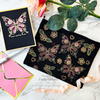 Simon Says Clear Stamps Mix and Match Butterflies 2007ssc Splendor Butterfly Card and Gift | color-code:ALT10