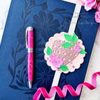 Simon Says Stamp Chunky Scallop Circles Wafer Dies 1369sd Happy Camper Elastic Bookmark | color-code:ALT05