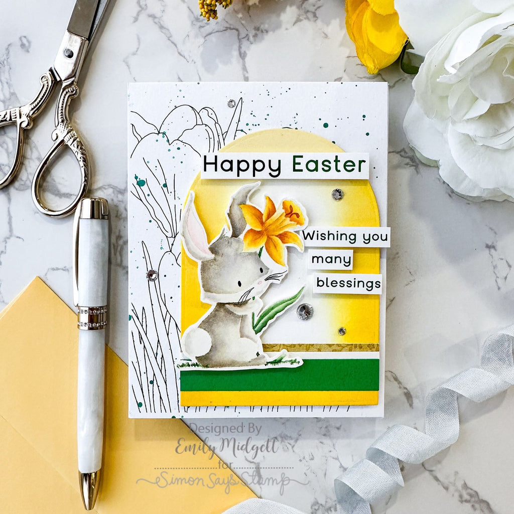Simon Says Clear Stamps Hoppy Easter 2039ssc Easter Card | color-code:ALT07