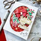 PinkFresh Studio Begonia Dye Ink Pad pfdi068 Emily Midgett Christmas Card