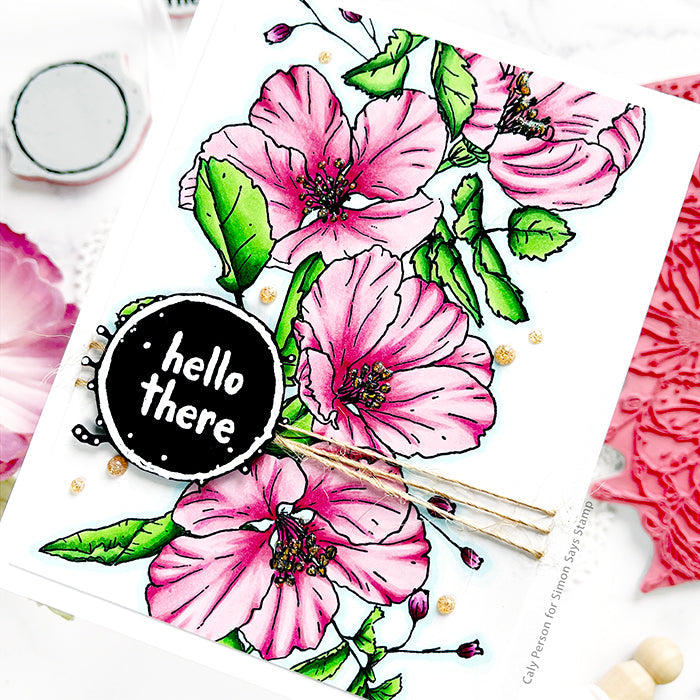 Tim Holtz Cling Rubber Stamps Floral Trims CMS461 Flowers | color-code:ALT05
