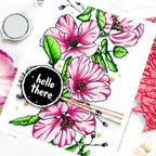 Tim Holtz Cling Rubber Stamps Floral Trims CMS461 Flowers | color-code:ALT05