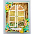 Simon Says Stamp! Simon Says Cling Stamp WOOD PLANKS sss102160 Spring Shaker Window | color-code:ALT01