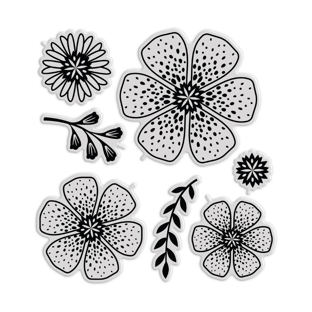 Chloe's Creative Cards Flower Bouquet Folder, Stamp and Die Set c-3dembdiest-flowbou