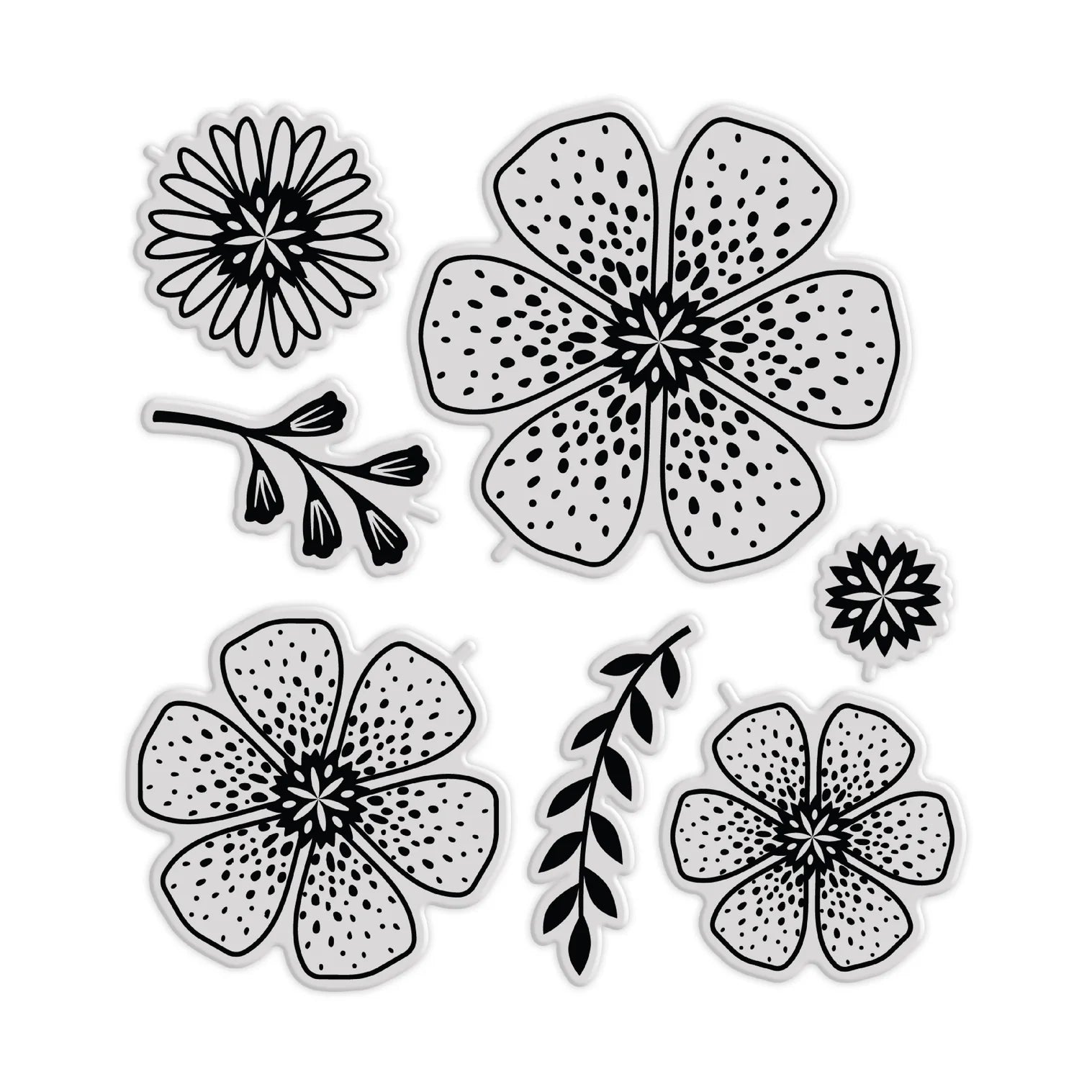 Chloe's Creative Cards Flower Bouquet Folder, Stamp and Die Set c-3dembdiest-flowbou