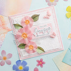 Chloe's Creative Cards Flower Bouquet Folder, Stamp and Die Set c-3dembdiest-flowbou