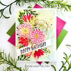 Simon Says Stamp and Dies Watercolor Bouquet set1167wb Birthday Card