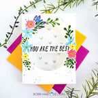 Simon Says Stamp and Dies Watercolor Bouquet set1167wb Friend Card