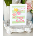 Simon Says Stamp and Dies Watercolor Bouquet set1167wb Birthday Card | color-code:ALT04