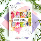 Simon Says Clear Stamps Watercolor Bouquet 2389ssc Birthday Card