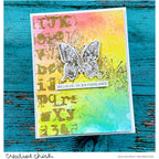 Tim Holtz Flutter Stamps with Simon Says Stamp Dies Bundle setfl25 Dream Card | color-code:ALT03