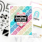 Simon Says Stamp Embossing Folder Margot Tile sf317 Thanks Card | color-code:ALT03