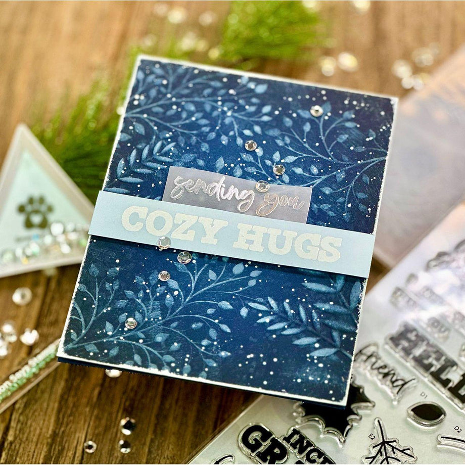 Simon Says Stamp Embossing Folder Wistful Leaves sf333