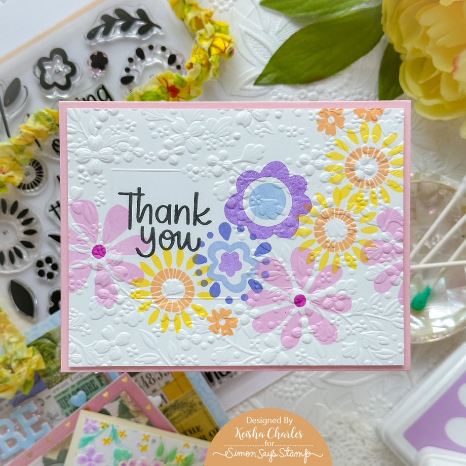 Simon Says Stamp Embossing Folder And Die Jubilee sfd262