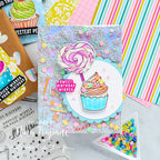 Simon Says Stamp Embossing Folder Winslow Medallions sf375 Birthday Card