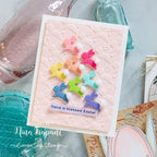 Simon Says Stamp Embossing Folder and Cutting Die Playful Bunny sfd383 Easter Card | color-code:ALT01