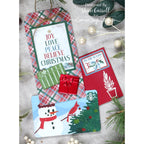 Simon Says Stamp Embossing Folder All Wrapped Up sf553 Christmas Tags