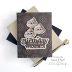 Simon Says Stamp Embossing Folder Winslow Medallions sf375 Birthday Card