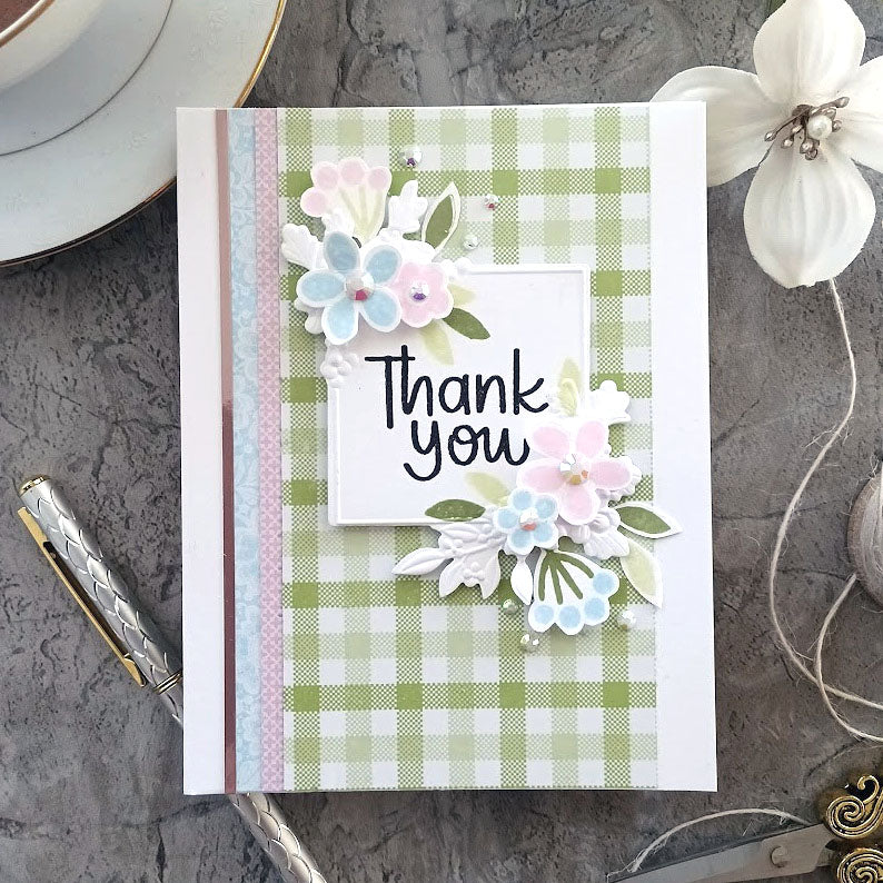 Simon Says Stamp Embossing Folder And Die Jubilee sfd262 Thank You Card | color-code:ALT07