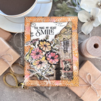 Simon Says Stamp Embossing Folder Dotted Diamond sf503 Friend Card | color-code:ALT07