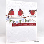 Simon Says Stamp Embossing Folder and Cutting Dies Winter Season sfd560 Holiday Card